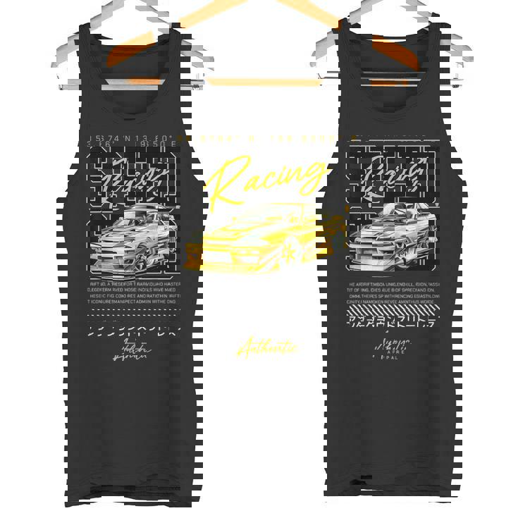 スピードレトロヴィンテージジャパニーズjdm東京ジャパンドリフトレースカー タンクトップ