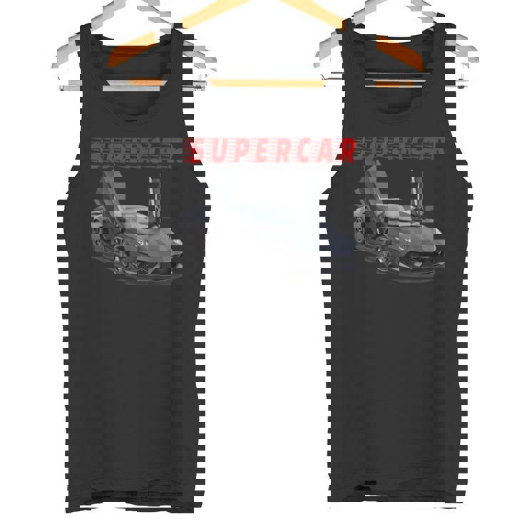 スポーツカーファンに最適なスーtシャツ。 タンクトップ