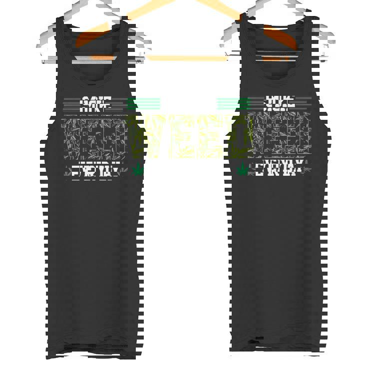 スモークウィード エブリデイ マリファナギフト 大麻スタイル タンクトップ