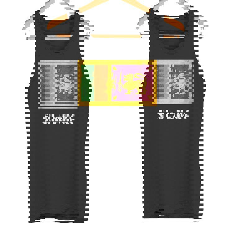スリランカ国旗tシャツ タンクトップ