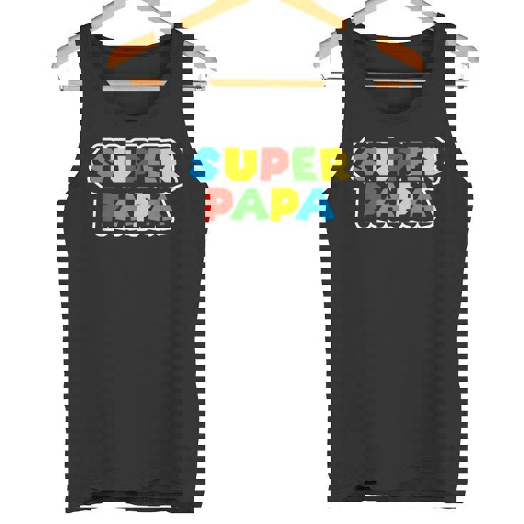 スーパーパパ 誕生日プレゼント 父親ギフト 最高のお父さん タンクトップ
