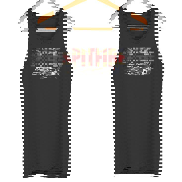 スーパーマリン スピットファイア 第二次世界大戦 戦闘機 ユニオンジャック タンクトップ