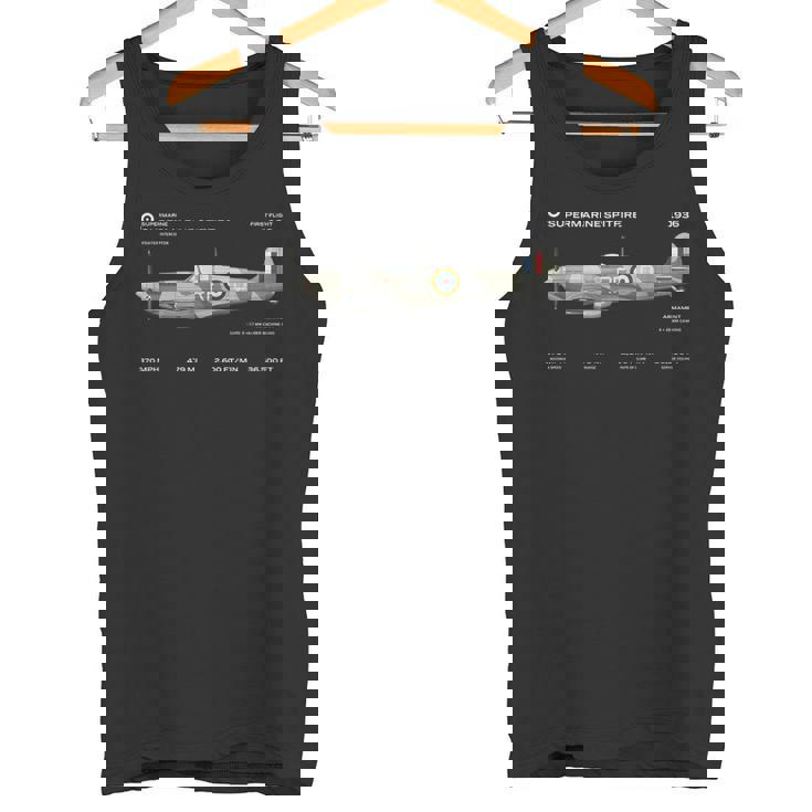 スーパーマリン スピットファイア 第二次世界大戦 航空機 イギリス空軍 タンクトップ