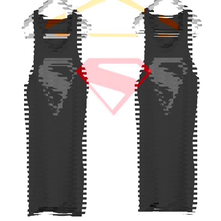 スーパーマン映画デザインのスーパーマンシルエット。 タンクトップ