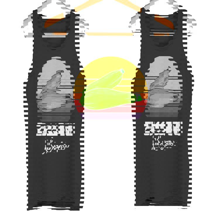 ズッキーニ愛好家 ビーガン ベジタリアン野菜ズッキーニ タンクトップ