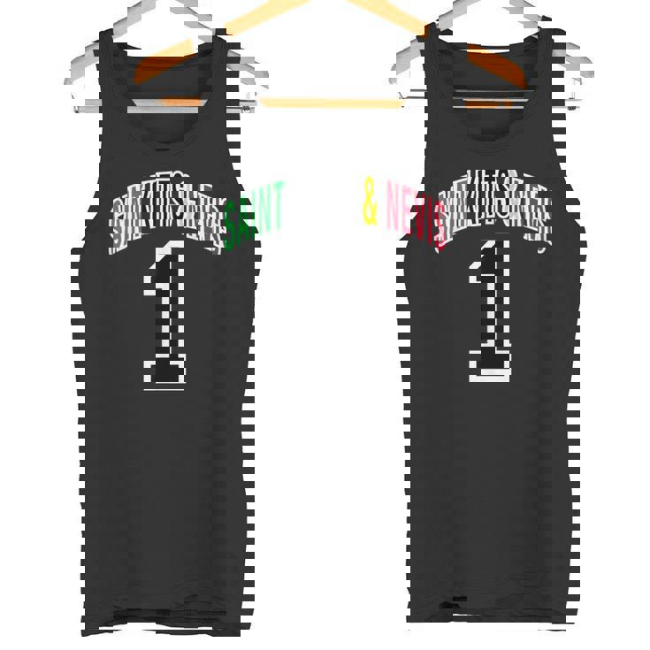 セントクリストファーネイビス 国旗 1 タンクトップ