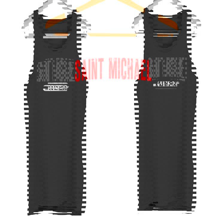 セントマイケルmn ミネソタ 面白い Usa City Roots ヴィンテージ ギフト タンクトップ