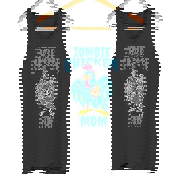 ゾンビ アンデッド 面白い 雄鶏 ハロウィン ゾンビ チキン ママ タンクトップ
