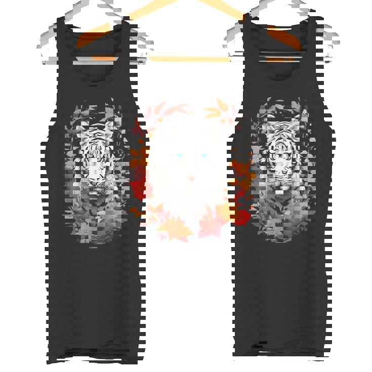 タイガー 動物 グラフィックアート トラ タンクトップ