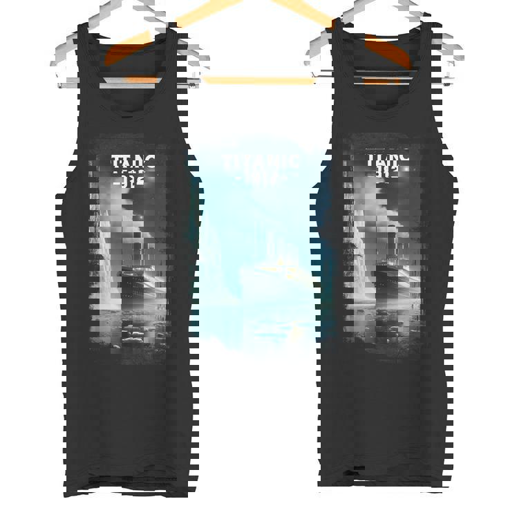 タイタニック号沈没船が1912年に氷山を襲った記念品 タンクトップ