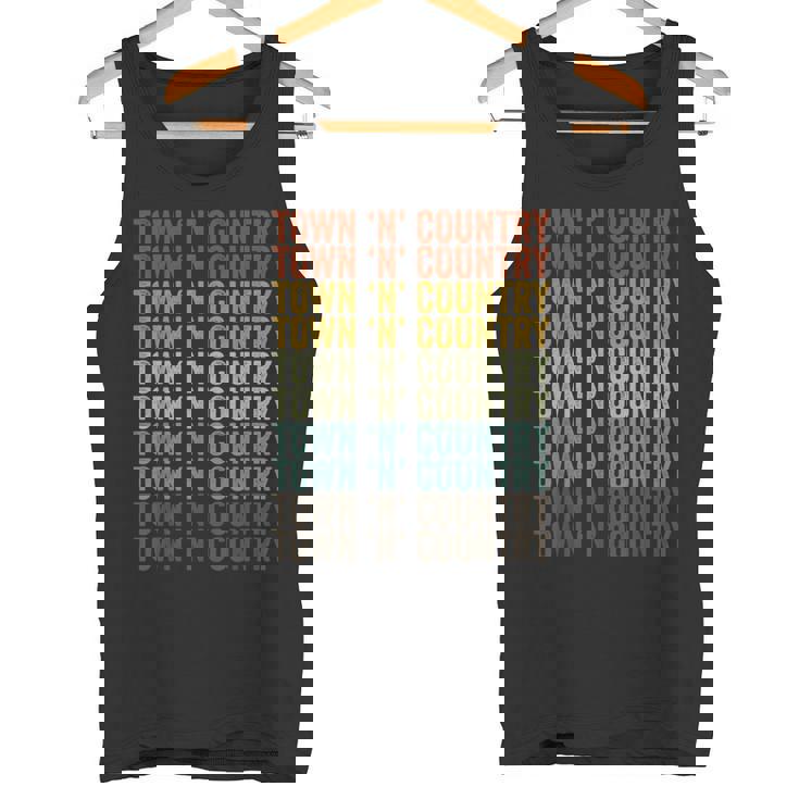 タウンアンドカントリーシティレトロ タンクトップ