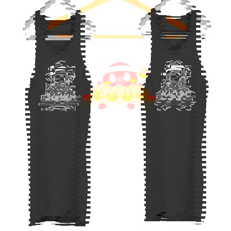 タコ料理日本たこ焼きtシャツ タンクトップ