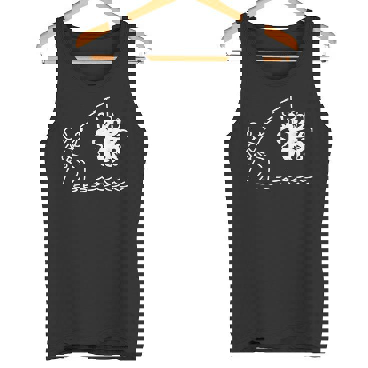 タコ釣りタコクラーケンケンケファロポッド ファニータコ タンクトップ