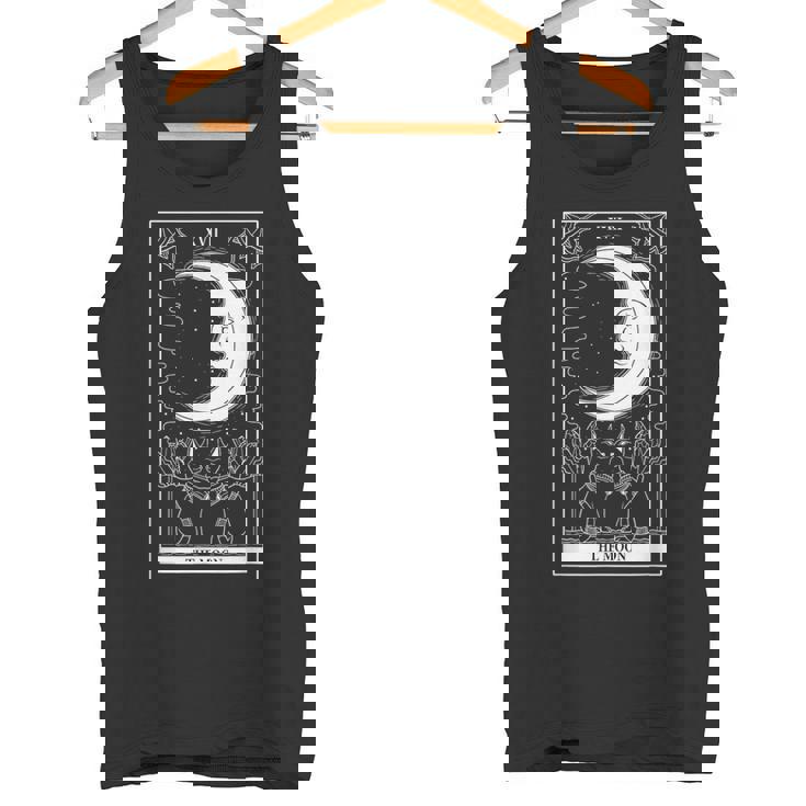 タロットカード 月 占い師 オカルト 魔女 ウィッカン カード タンクトップ