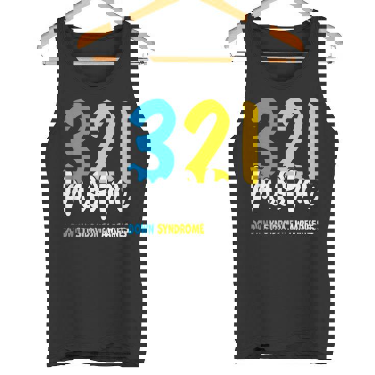 ダウン症啓発 誇り高きトリソミー 21ママダウン症 タンクトップ