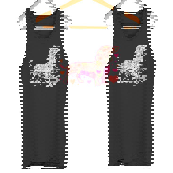 ダックスフント 解体新書 ミニチュアダックス 犬の飼い主 ダックスフント ギフト おもしろ犬 ダックスフント タンクトップ