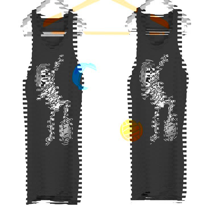 ダビング 水球 スケルトン ハロウィン 骨 ダブダンス タンクトップ