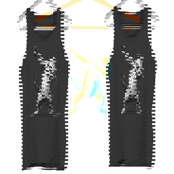 ダビングするミーアキャット 面白いモチーフ 踊るダブ スリケート タンクトップ