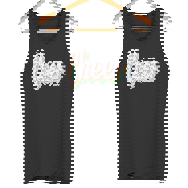 チアレトロチアリーダーチアリーディングチームギフト タンクトップ