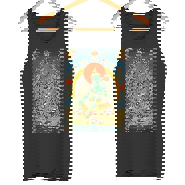 チベットタンカ サムサラ 曼荼羅 生命の輪 仏教 タンクトップ