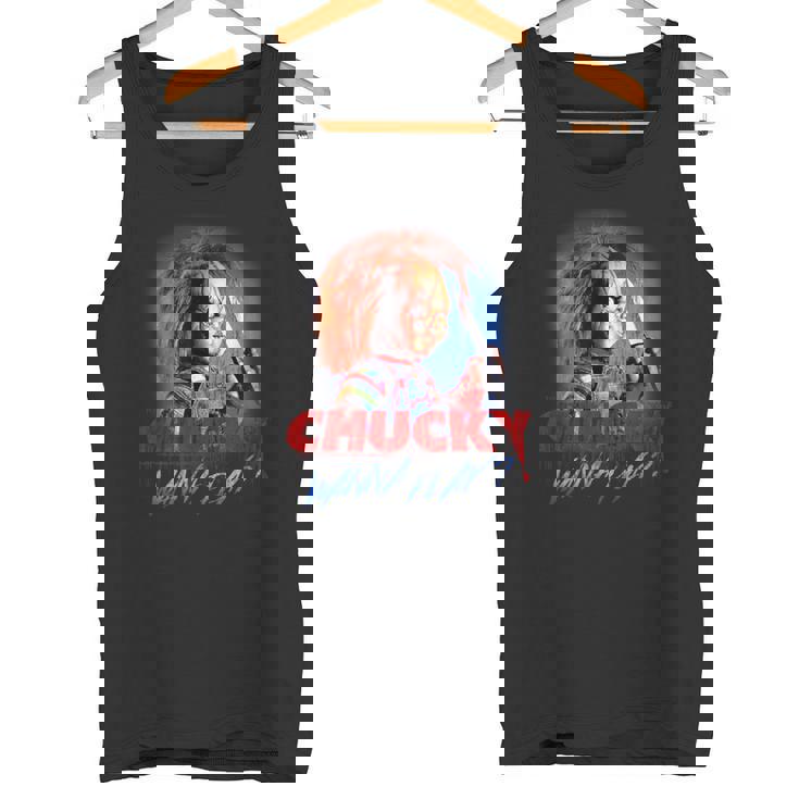 チャッキー・ワナ・プレイ・ブラッディ・ナイフ タンクトップ