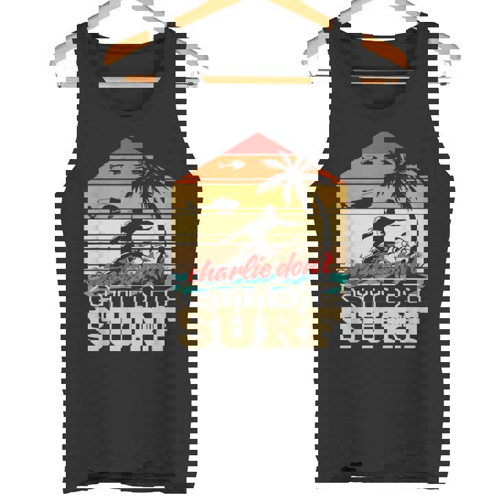 チャーリー・ドント・サーフィン・ミリタリー・ベトナム・サーフ タンクトップ