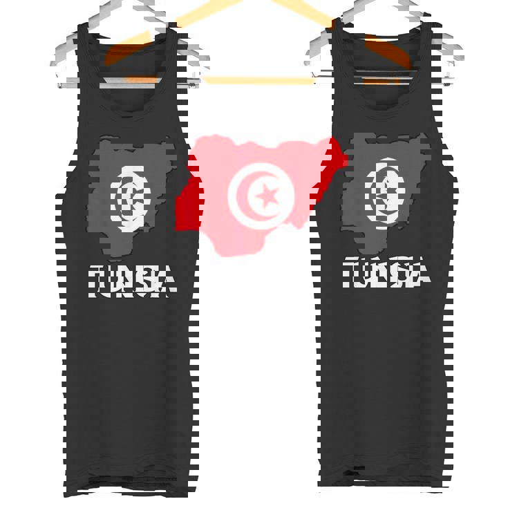 チュニジア国旗 地図 チュニジアのルーツ チュニジア プライド チュニジア タンクトップ