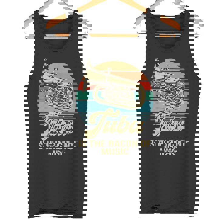 チューバは音楽の頂点チューバヴィンテージ タンクトップ