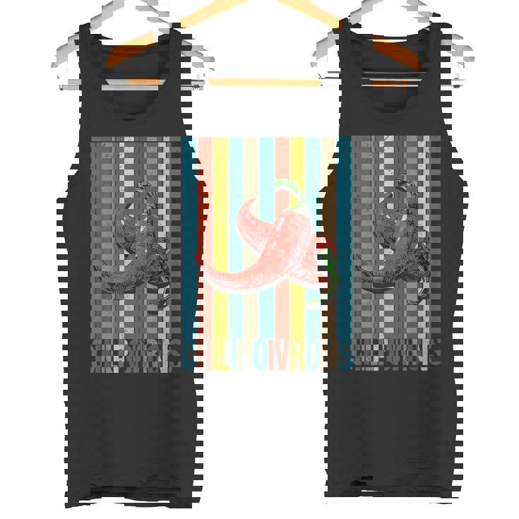 チリペッパー、レッドチリペッパー、レッドホットヴィンテージチリペッパー タンクトップ