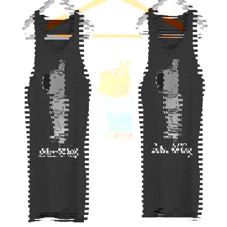 チル・ガイ・ドッグ・ティー・ファニー・チル・ガイ・ミーム タンクトップ