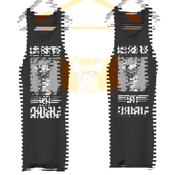 チワワデザイン レディース メンズ チワワ 犬 チワワ 恋人 タンクトップ