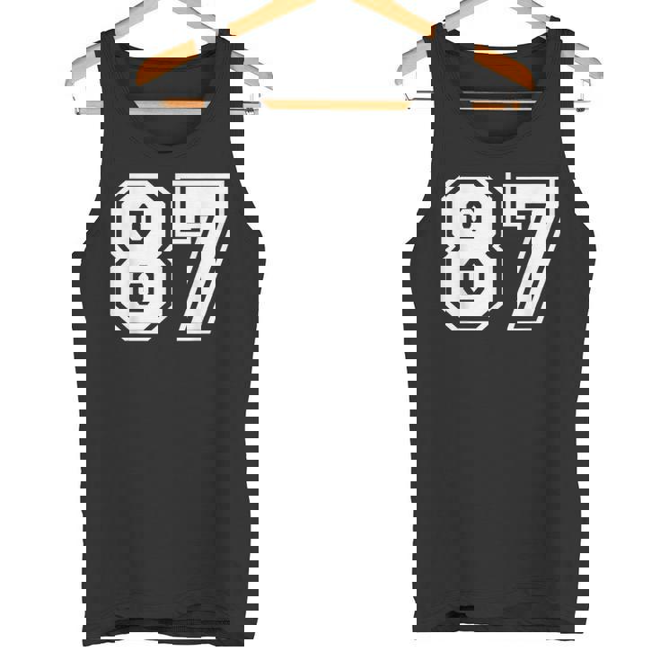 チームジャージーナンバー87 スポーツギフト タンクトップ