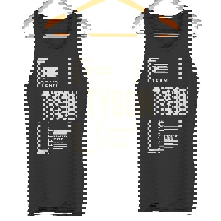 チームタイソン生涯メンバータイソン名 タンクトップ