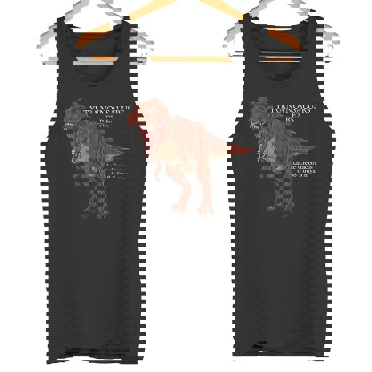 ティラノサウルス・レックスのリアルなデッサン タンクトップ