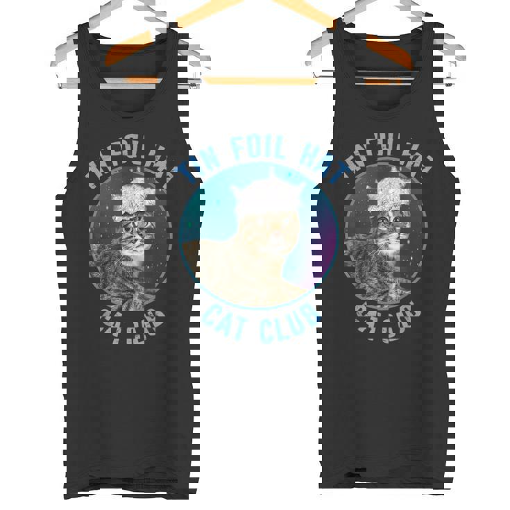 ティンホイルハットキャットクラブ陰謀論おかしい タンクトップ