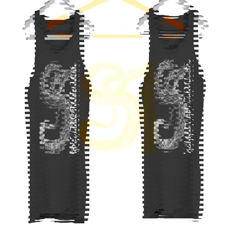 テキサス・ガラガラヘビ・クロタラス・アトロックス・アダマンテウス タンクトップ