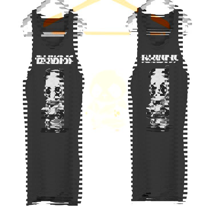 テコンドーtkdパンダキッズファイター タンクトップ