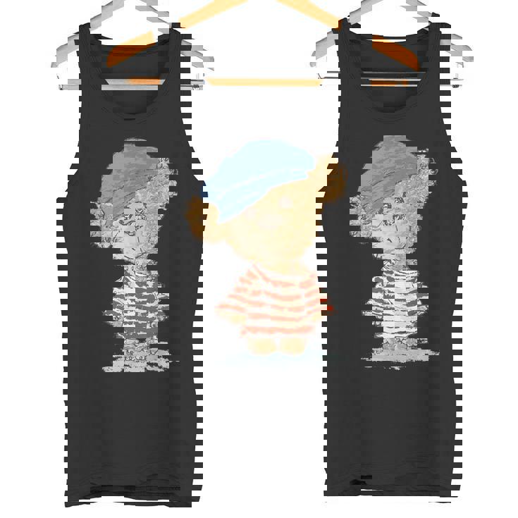 テディベア かわいい 熊 ぬいぐるみ ギフト 動物 アート イラスト タンクトップ