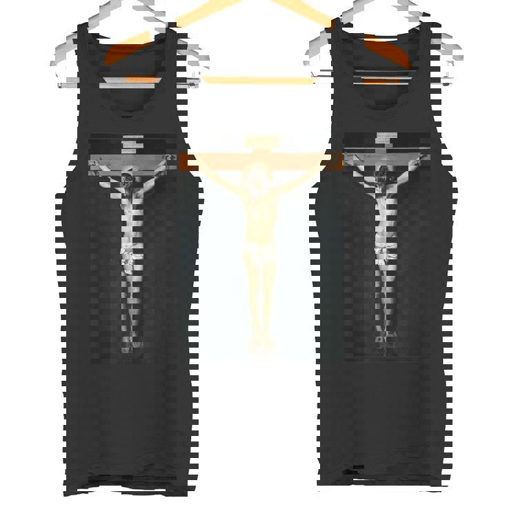 ディエゴベラスケス-＃2十字架につけられたイエスキリスト タンクトップ