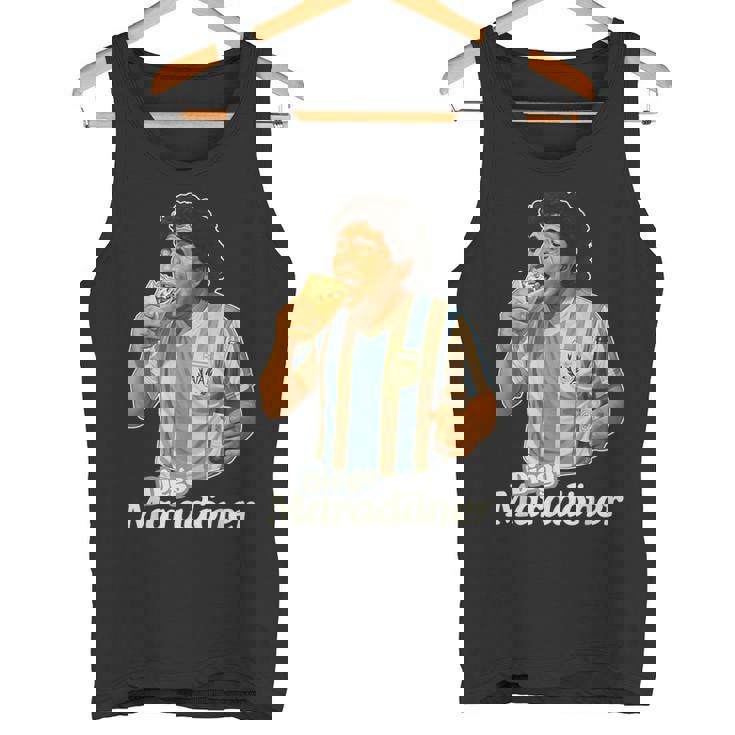 ディエゴ・マラドーナー X デリシャス ドニ ミーム ドナー ケバブ好き タンクトップ