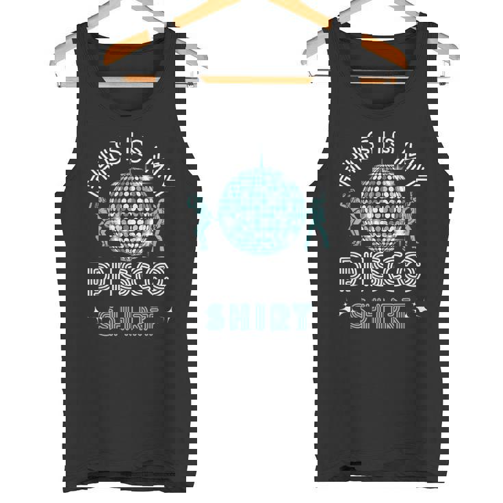 ディスコ衣装 レディース メンズ 70年代&80年代コスチューム This Is My Disco タンクトップ