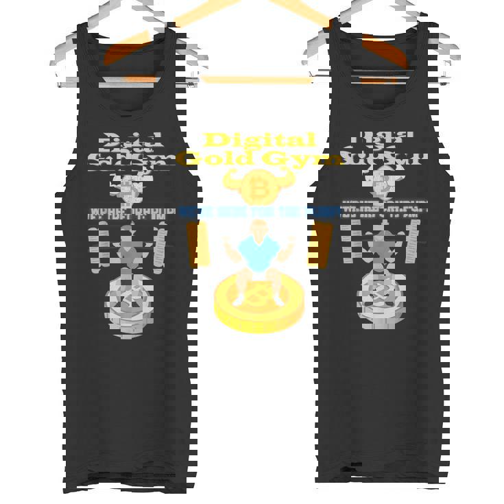 デジタルゴールドジム エクササイズ ビットコインギア クリプトジムウェア タンクトップ