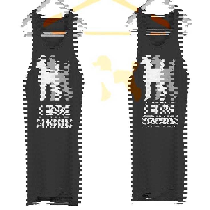 トイプードル I Havetandard プードル タンクトップ