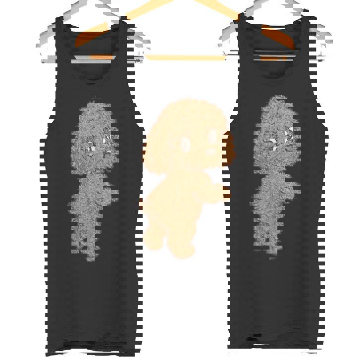 トイプードル 犬 かわいい いぬ 子犬 ペット おもしろ 動物 イラスト タンクトップ