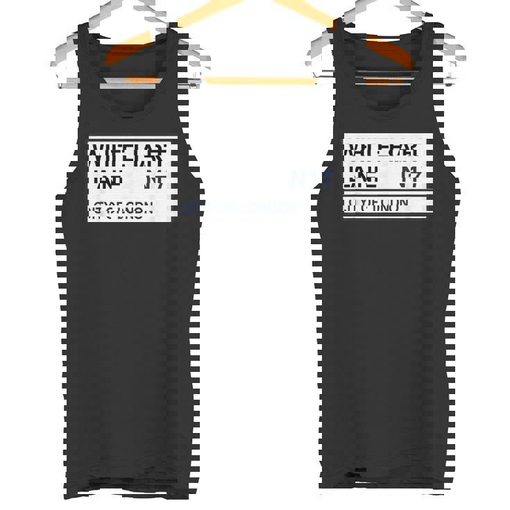 トッテナム フットボールチーム ホワイト ハートレーン ストリートサイン タンクトップ