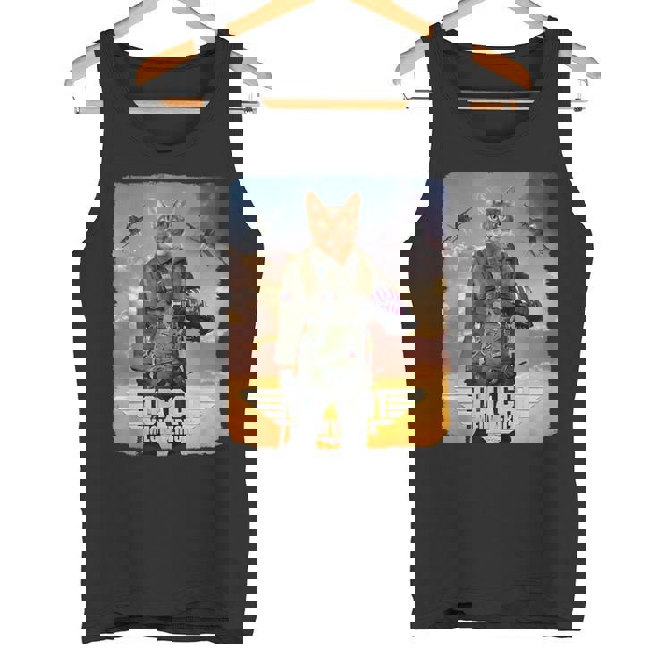 トップ 猫 マーベリック パロディ アクション 映画 叙事詩 レトロ タンクトップ