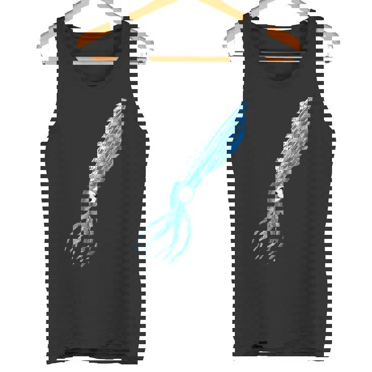 トライバル イカ 海の動物 タンクトップ