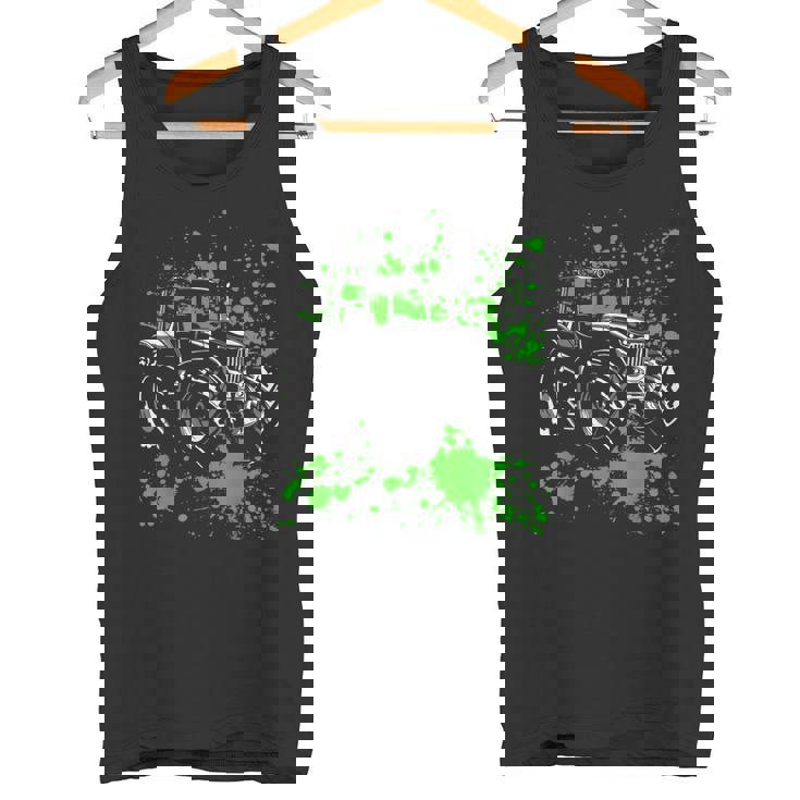 トラクターシャツ レトロトラクターtシャツ ビンテージファーマーギフト タンクトップ