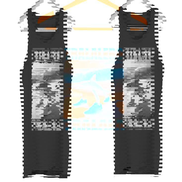 トラレロ トラララ ブートレッグ ブレイン レッド イタリアン ブレイン レッド ミーム タンクトップ