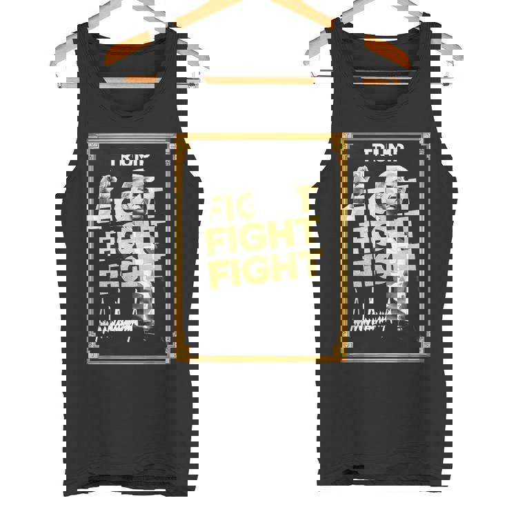 トランプミームコイン、トランプクリプトミーム、ファイトファイトトランプ。 タンクトップ